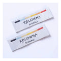 China Supplier Good Selling Customized Luxury White Woven Neck Labels for Clothing-Soft Satin Damask Sustainable Washable End