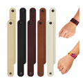 Promotional Plain Leather Bracelet Leather Snap Bracelets Blank Cuff Bracelet DIY Wristbands