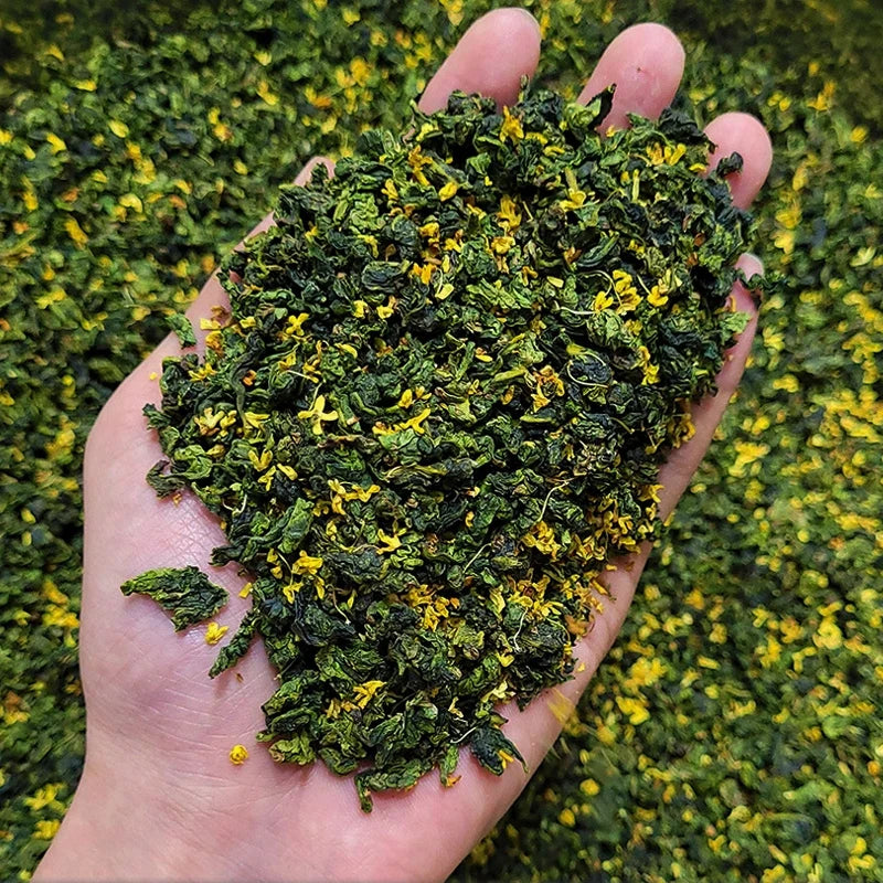 Natural Taiwan Osmanthus Oolong Tea High - Mountain Anxi Tieguanyin Blended Osmanthus Flower Flavor Guihua Oolong Tea Loose Leaf