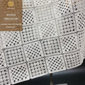 Wholesale Square Pattern Lace Fabric Dress Hollow Embroidery for Clothing Shoes and Bags for Embellishment