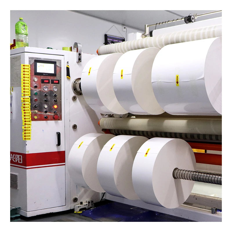 Jumbo Label Matte Transfer Label Stickers Custom Adhesive Woodfree Paper Large Roll Material for Factory Use for Packaging Label