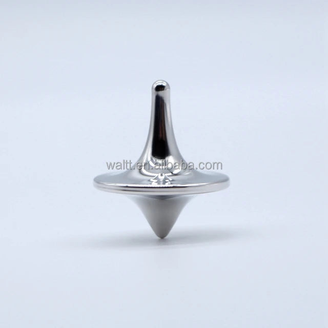 Hot Sale Silver Metal Spinning Top Spin Forever Toy Gifts Promotion Desk Spinning Tops Finger Pressure Release Toys
