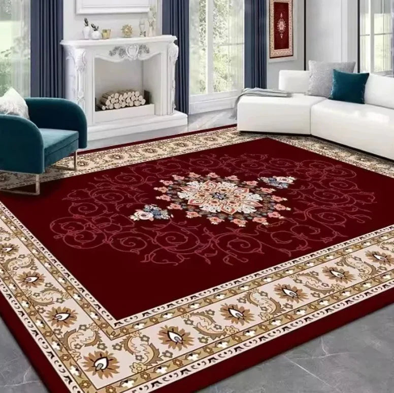 Factory Customized Large Vintage Boho Area Rugs Floor Mats Dinning Room Rugs Living Room 3d Printed Carpets Tapis De Salon
