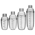2023 350ml 700ml  1000ml Black Laser Scale Cup Food-grade Shaker Coffee Drink Shop New PC bar Shaker Tool