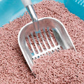 Extra Large Aluminum Cat Litter Scoop Heavy Duty Metal Sifter with Ergonomic Handle for Easy Cleaning