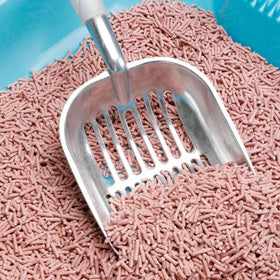Extra Large Aluminum Cat Litter Scoop Heavy Duty Metal Sifter with Ergonomic Handle for Easy Cleaning