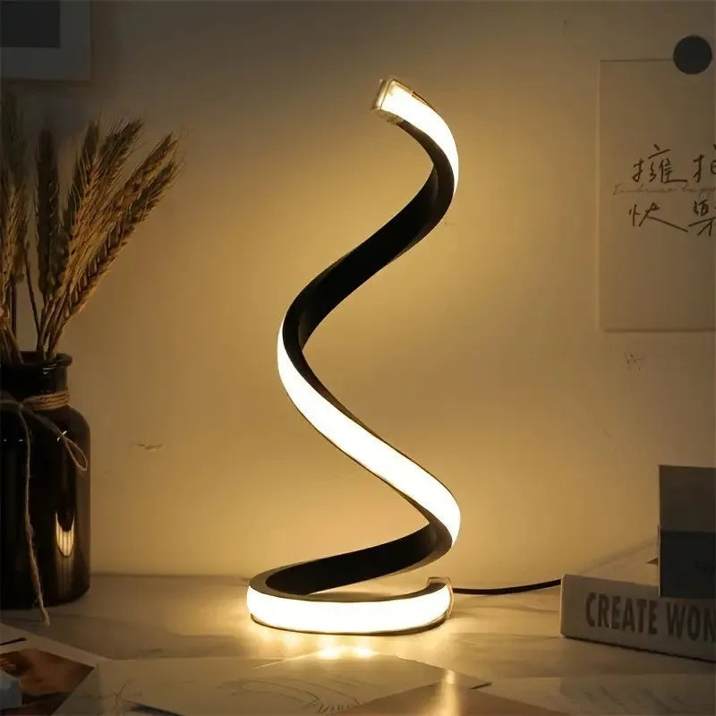 JAIYI 2025 Modern Design Alien Bar Light USB Cable 5V Desk Lamp Tri-Color Dimming Infinite Decorative Bedside Lamp