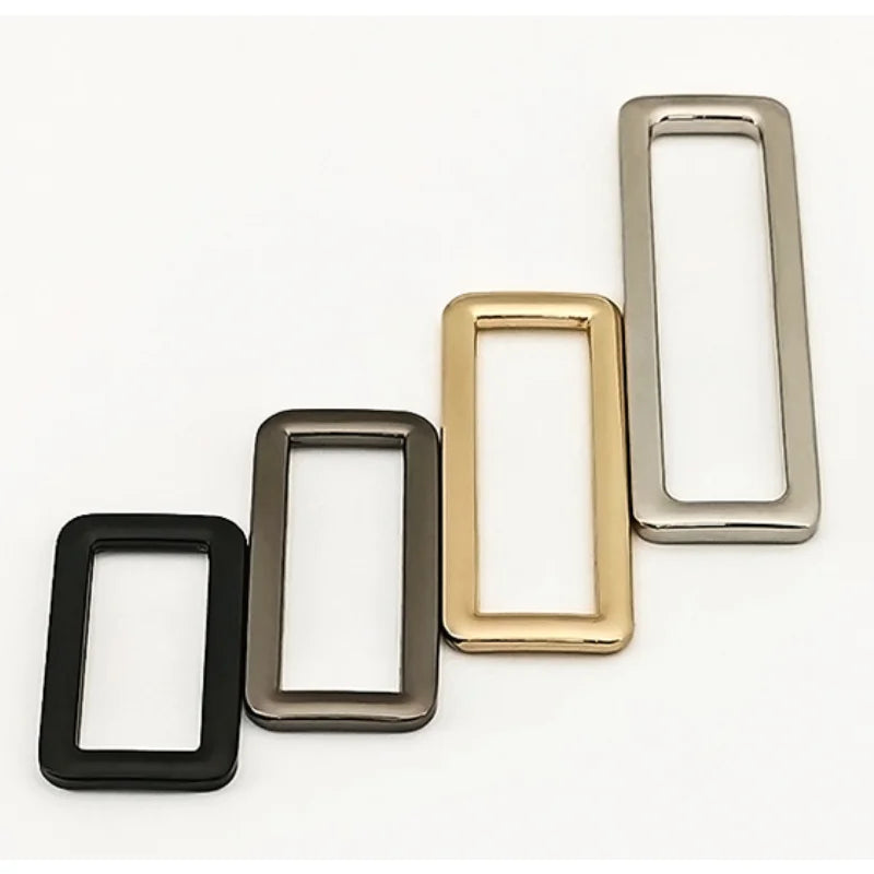 Metal Zinc Alloy Iron Steel Rectangle Ring Handbag Accessories Bag Parts Ring
