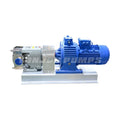 Alcoholic Beverage Pumps 30hp High Efficiency Stainless Steel Food Grade Rotary Vane Pump