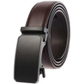 Wholesale Customized Package Leather Belt With Sliding Men Automatic Buckle Belt