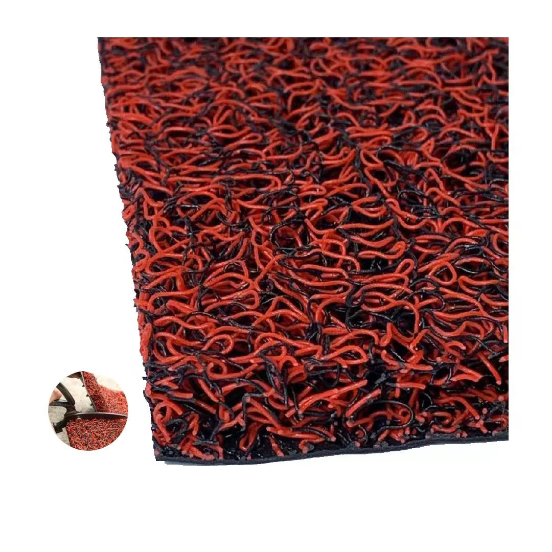Backing Double Single Color Carpet PVC Spray Silk Coil Door Mat Ring Floor Mat Dining Mat