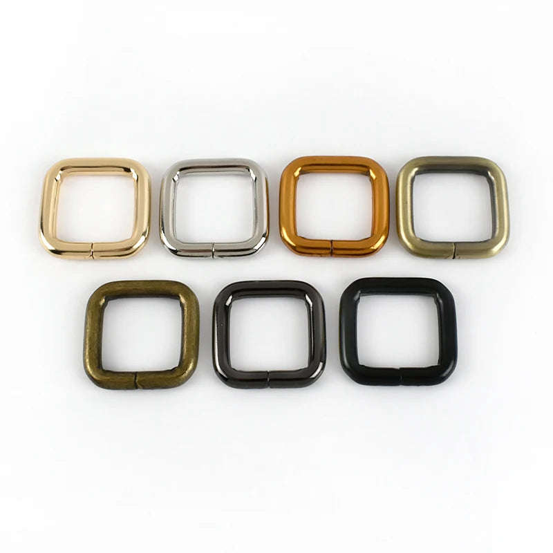 Deepeel F4-5 20mm Metal Square Buckle Bag Accessories for Webbing Backpack Strap Belt Connector