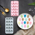 15pcs Gingerbread Man Shape 3D Silicone Mold Christmas DIY Festival Glue Dropping Dessert Baking Mold Food Mold Bag Box