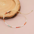 Go2boho Rainbow Color Miyuki Tiny Beaded Bracelet Fashion Jewelry Adjustable Charm Bracelets for Women Gift