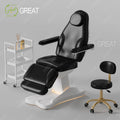 High Quality Modern Black White Beauty Salon Massage Bed Luxury Led Lights Cosmetic Eyelash Facial Salon Bed with 3 Motors