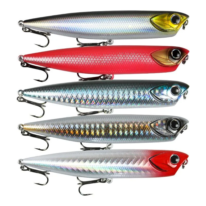Pesca Fishing Lure Pencil Bait Topwater Popper Lure 10g /85mm 14g/105mm Lure Souple Z Dog Walking Top Water Bait Isca Hard Lure