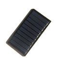 BUHESHUI 5v 60MA Solar Panel Cell Polycrystalline Solar Charger for 3.7V Battery Toy 68*36MM