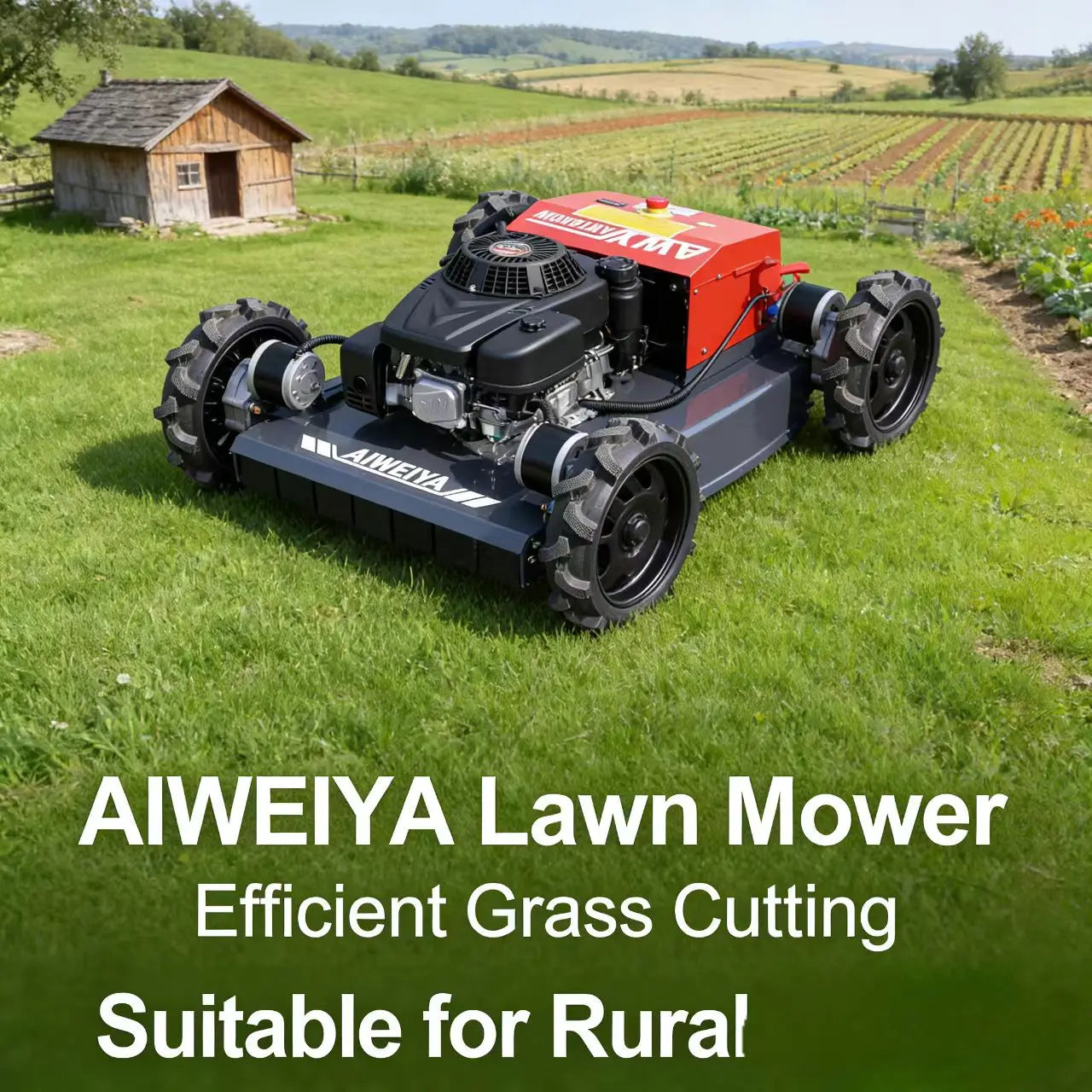 DDP 19.6IN Cutting Width New Remote Lawn Mower Cutter Grass Machine With Lawn Mower Parts Gasoline Smart Self Propelled Wheeled