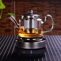 Wholesale Heat Resistant Handmade Borosilicate Glass Teapot with Glass/stainless Steel Infuser