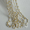 Two Tone 925 Sterling Silver Necklace Oval Link Chain for Women Gold and Silver Layered Minimalist Jewelry Gift Ready