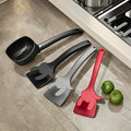 2-in-1 Frying Spatula Clip Fried Shovel Nylon Steak and Food Clip with Flip Feature Household Toast and Egg Clip Box Packed