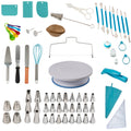 207Pcs Stainless Steel Cake Decorating Comb Set with Textured Designs for Baking Tools