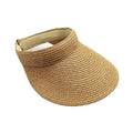 Customizable Unisex Summer Straw Sun Visor Cap Foldable Fedora Hat Beach Casual Business Party Fishing Raffia Paper Printed