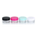 Cheap 3g 5g 10g 15g 20g Empty Round Mini Sample Cosmetic Cream Box Containers Plastic Small Pot Jars with Color Lid