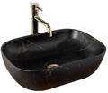 Bathroom Decorative Counter Top Black Marble Basin