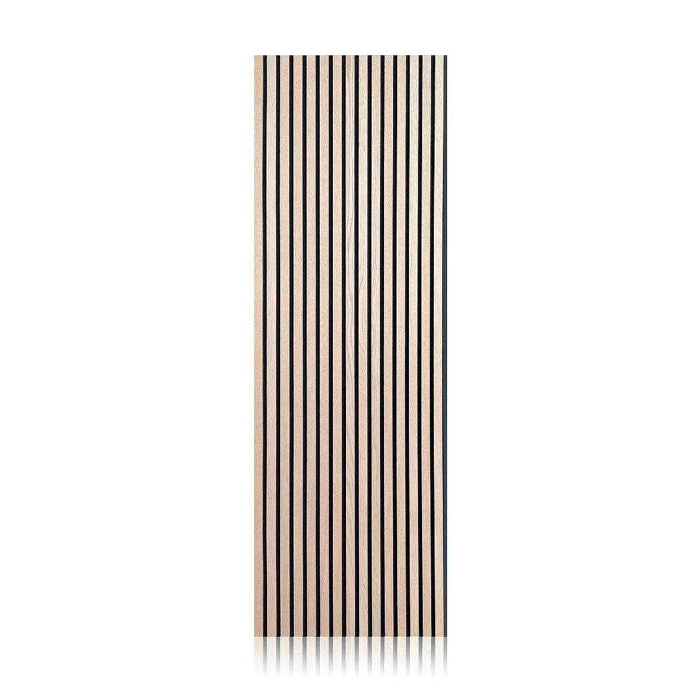 Sound Absorption Akupanel Slotted Smoke Oak Walnut Wood Veneer 3d Natural Solid Acoustic Wood Wall Panels