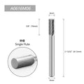 LAVIE Carbide Rotary Burrs Tungsten Rotary Files Tree pointed and Radius End Double Cut for Deburring M06A0616