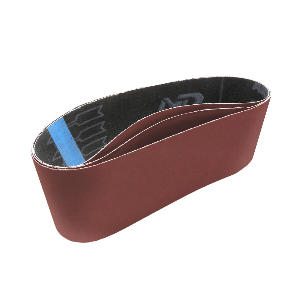 76*533mm Red Abrasive Roll Aluminum Oxide Sanding Belt Abrasive Belt for Belt Sander Abrasive Tools Polishing Metal Wood