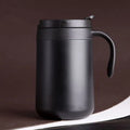 Six-layer Process  304 Stainless Steel  Food Grade PP Exquisite Fashion Thermos Cup With Handle