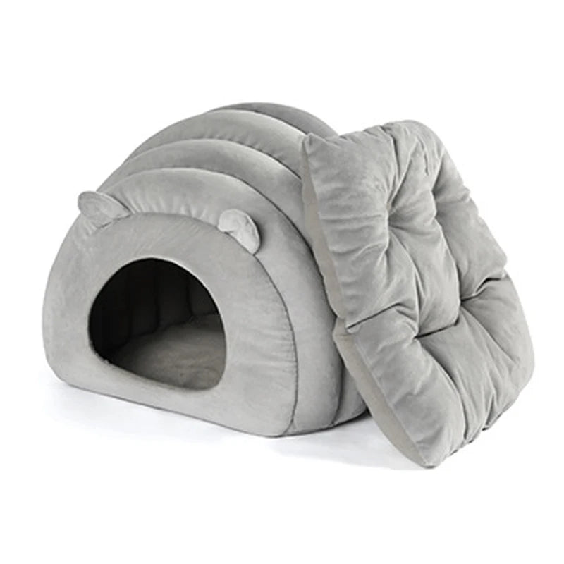 2025 Hot Fashion Anti-Anxiety Heating Nest Bedsure Calming Dog Bed Velvety Cat Bed Cave Box Small Animal Application Solid