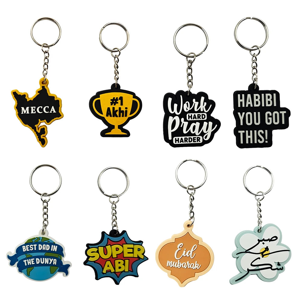 Customized logo Keychain 2d 3d Pvc Keychains Personalized Key Chain Soft Custom Pvc Rubber Key Chains MegaBDM