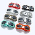 2024 New Trendy Brand Style Oversized Big Frame square Sunglasses for Women Y2k Sunglasses