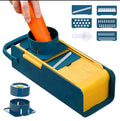 Kitchen Gadget All in 1 Multi Functional Manual Stainless Steel Mandolin Slicer Vegetable Cutter Chopper