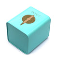 Customized Square Tin Canister Resealable Metal Rectangular Longjing Green Tea Box with Solid Color for Food & Candy Storage