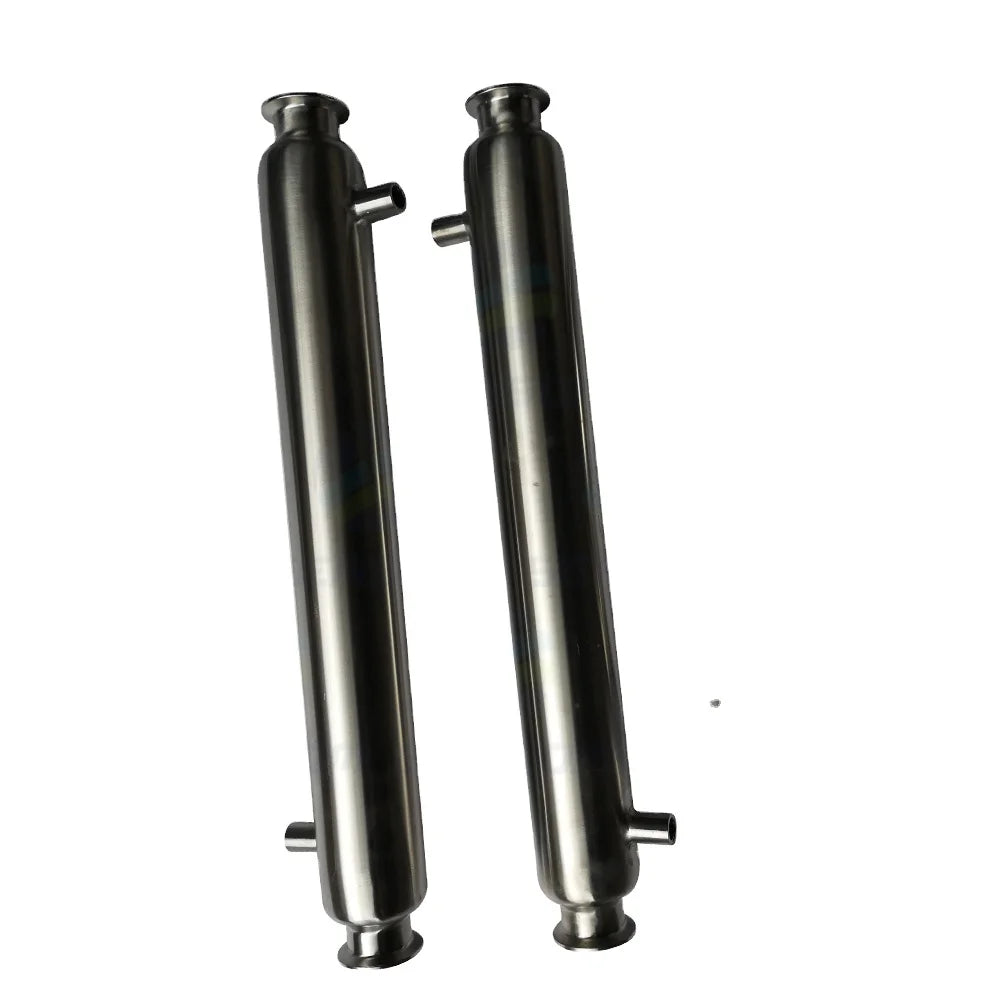 SEASOM Sanitary 4" 12x12 Water Dewaxing Column Triclamp 90 Degree Elbow Jacketed Spool