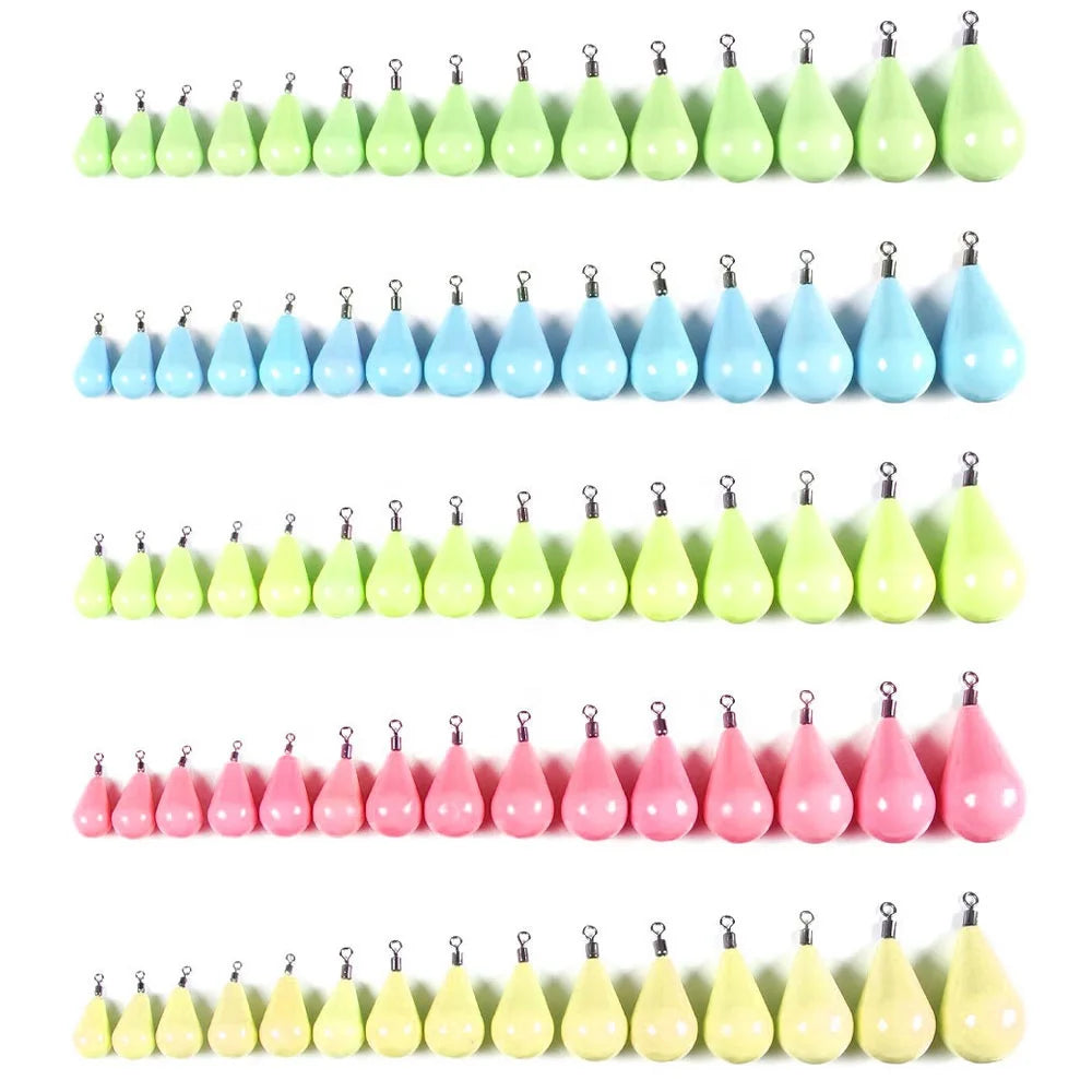 Fish Luminous Lead Metal Jigging Lure Swivel 12g-150g River Lake Stream Fishing Tackle Accessories