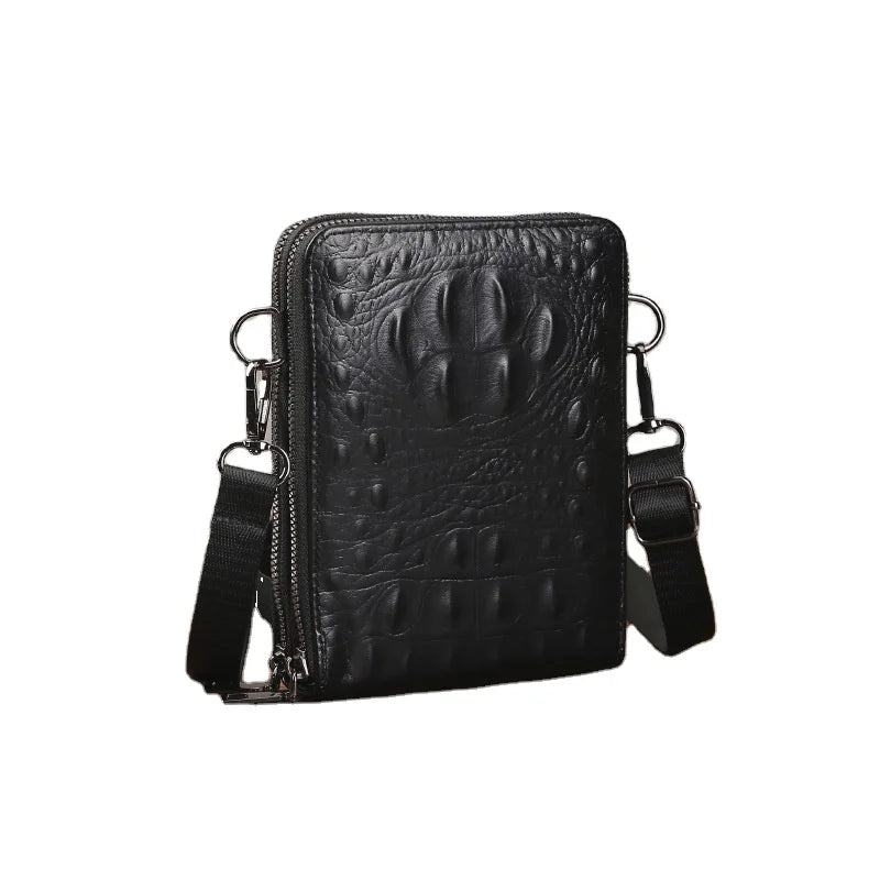 2024 Factory Hot Selling Vintage PU Leather Casual Shoulder Bag Crossbody Bag Messenger Bag for Men