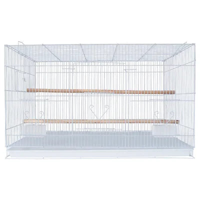 Modern Classic Galvanized Iron Birds Cage with Solid Pattern Plastic Trays Custom Logo Carrier & Houses Low MOQ Box Packing