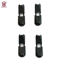 Plastic Zipper Plastic Cord Lock End Zipper Pull End Plastic Cord Lock Buckle for Sports Bag Backpack Accessories