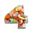 8" Birthday Party Chocolate Sweet Jelly Bean Candy Cardboard Letter Number Shaped Gift Box Paper Mache