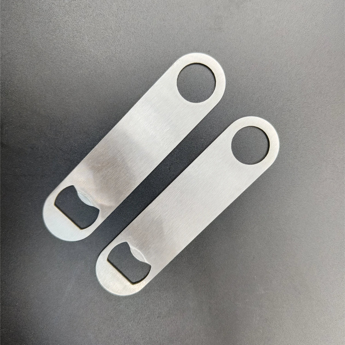 Manjia Factory Wholesale Sublimation Metal Custom Logo Printing Gift Silver Stainless Steel Beer Bottle Opener