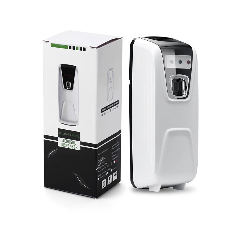Eco-Friendly Cordless Aroma Dispenser with Light Sensor Hang-On Wall Aerosol Dispenser