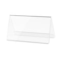 High Transparent V Type Acrylic Desktop Meeting Holder