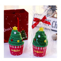 Christmas Gift Wholesale Cotton Embroidery Gift Towel Set Christmas Home Decorative Festival Gift Promotion Cute Cake Towel