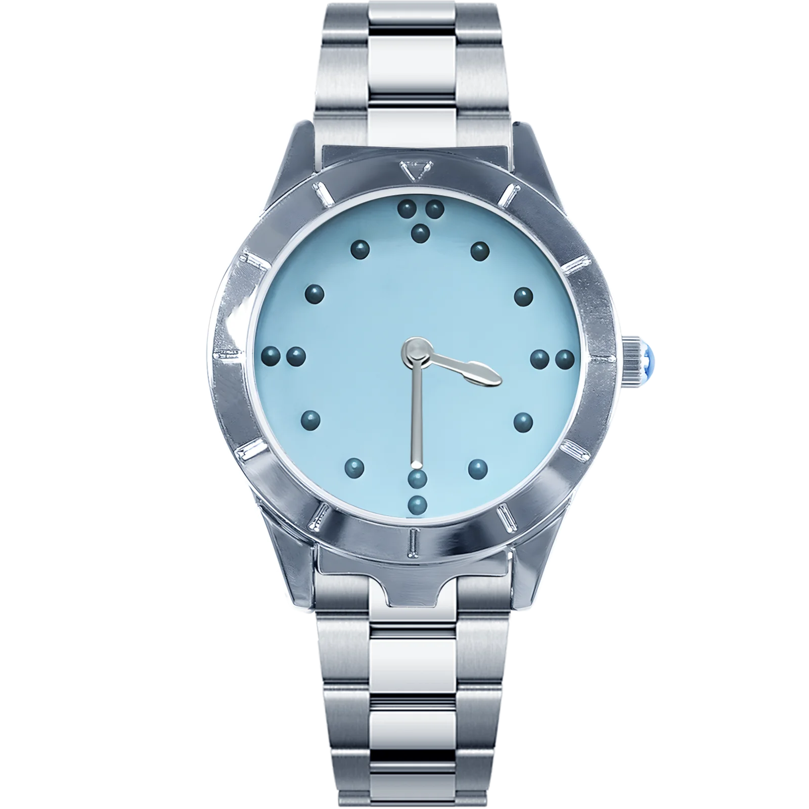 Men Women Tactile Braille Watch for Blind People or Visually Impaired People or the Elderly