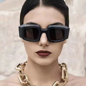 2237 Eyewear Customization New Summer Custom Logo Designer Fashion Square Frame Funny Cool Women Sun Glasses Ladies Sunglasses